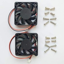 2 Packs 12v DC 50mm 5010 50mmx50mmx10mm Dual Bearing Fan to Help dissipate Th...