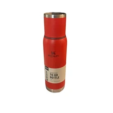 Stanley Adventure To-Go Bottle 1.1QT 35.2oz Red Stainless Steel Thermos