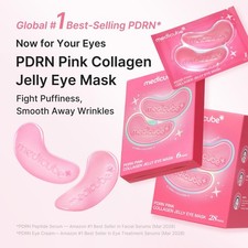 medicube PDRN Collagen Jelly Under Eye Mask Hydrating Pink 6 Pairs 0.21oz