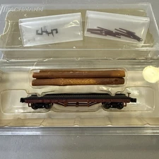 Bachmann Silver Series No. 18352 Log Car Rolling Stock 1935-1960 Version N Scale