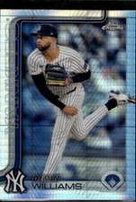 Devin Williams 2025 Topps Chrome Prism Refractors New York Yankees #153