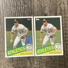 Topps Series 1 Inserts Decades Next-35th Anniversary-Topps + Mojo Mark McGwire 