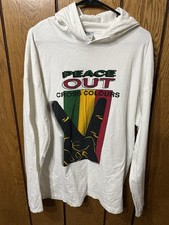 Vintage Cross Colours Hooded Shirt XL