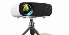 BL128-Mini Portable LED Desktop Projector 800x480 1080p HDMI USB White/Black