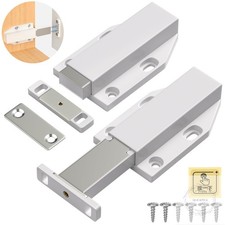 Magnetic Push Latch Heavy Duty Push to Open Cabinet Hardware Magnetic Touch Latc