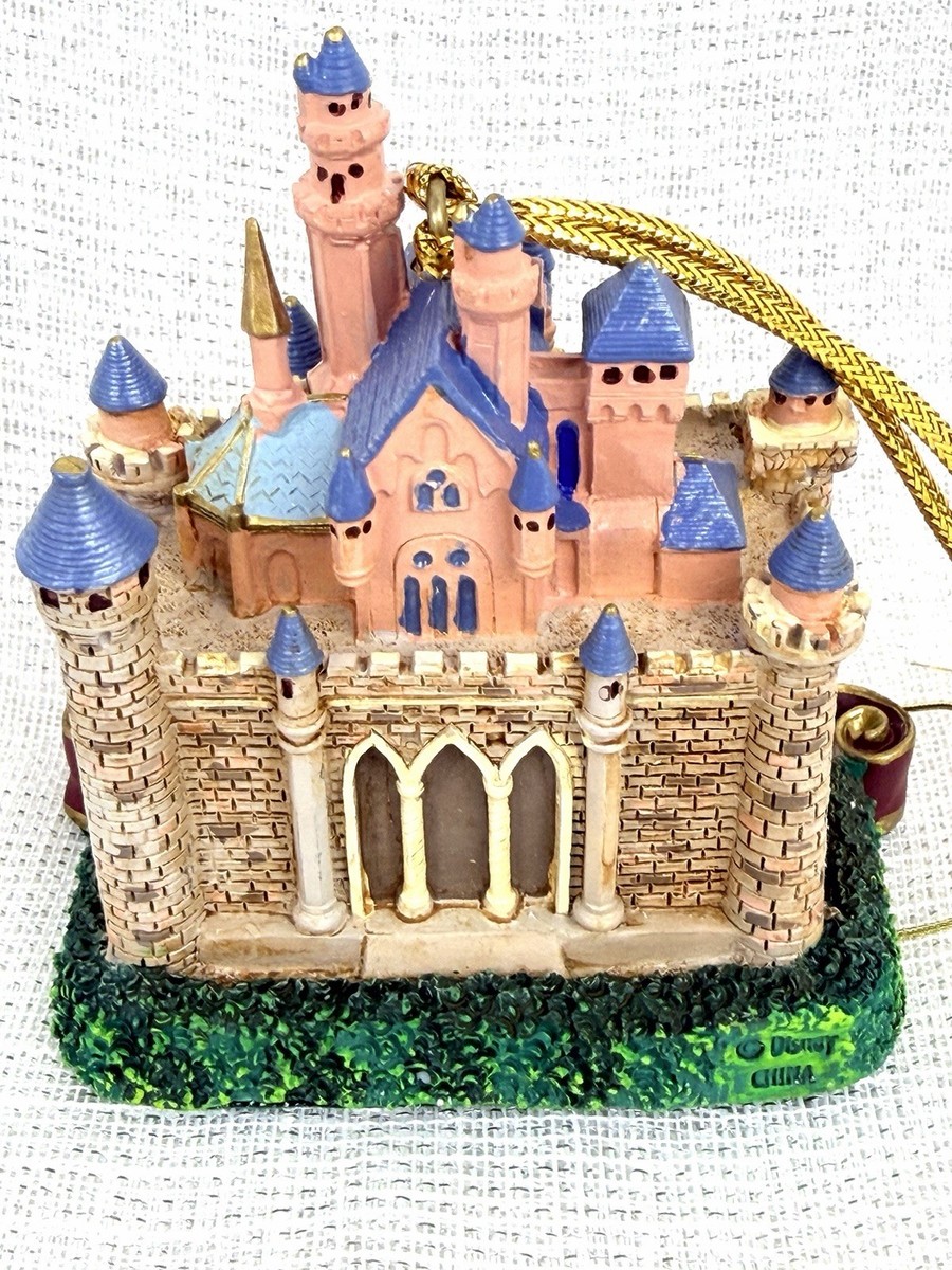 Disneyland Sleeping Beauty Castle Ornament Disney Parks Resin