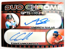2025 Leaf Optichrome Orange Andrew Salas & Cam Cannarella Dual Autograph #3/4