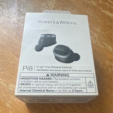 Bowers  Wilkins Pi8 Bluetooth In-Ear True Wireless Earbuds Black