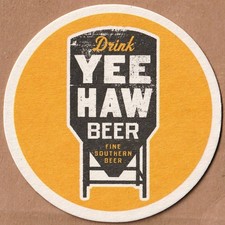 Yee Haw Brewing  Beer Coaster Johnson City TN