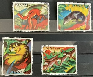 PANAMA - 1967   PAINTINGS by FRANZ MARC      cto            #26145