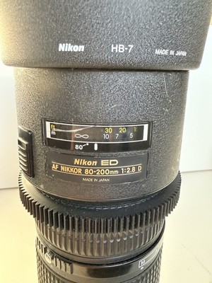 Rent a * VINTAGE * Nikon AF-S Nikkor 80-200mm f/2.8D ED, Best Prices | Los Angeles, CA