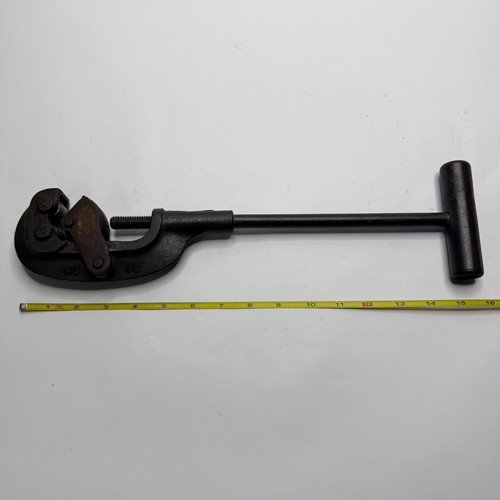 Canna vintage Mfg Co n. Tagliatubi 2-1 1/8" - 2" resistente Erie PA USA testato - Foto 16 di 16