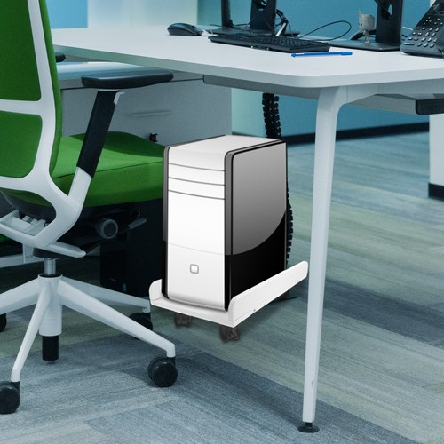 Computer Tower Stand Computer Tower Floor Stand Computer Holder Gaming Accessory - 第 10/12 張圖片