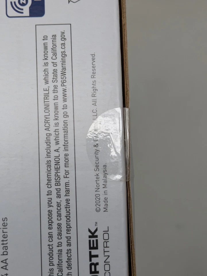 2gig Z-Wave 700 Smart Programmable Thermostat 2GIG-STZ-1 New Sealed - Image 3 of 4