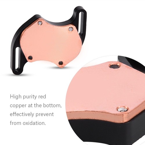 Mini South Bridge Cooling Water Block Cooler Kit Red Copper Base For Pc Comp HLF - Afbeelding 8 van 11