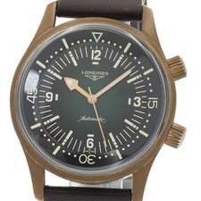 Orologio Uomo Automatico LONGINES Legend diver L3.774.1 Quadrante Verde_930988