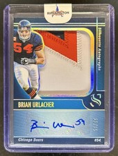 2025 Panini Silhouette Brian Urlacher Patch Auto Holo Silver #/15 Bears