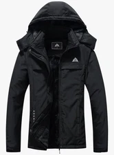 New With Tags Black MOERDENG Women's Waterproof Windbreaker, Size Medium