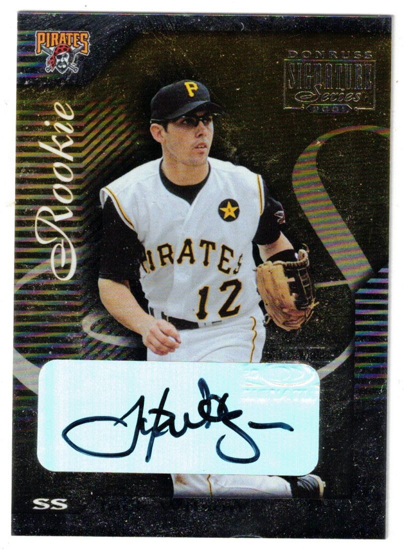 Jack Wilson 2001 Donruss Signature Series Rookie Auto /330 Pittsburgh Pirates RC