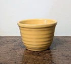 Vintage Bauer Ringware Yellow Custard Cup Ramekin 3" Beehive Pottery USA 1930s