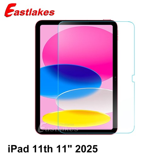 2x For iPad 11th 10th 9th iPad Pro 11 Air Mini Tempered Glass Screen Protector - Picture 13 of 37