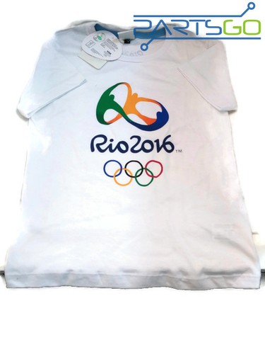 Rio 16 Logo Brazil Olympic Games Kids Boys T Shirt Size 4 Original Usa Seller Ebay