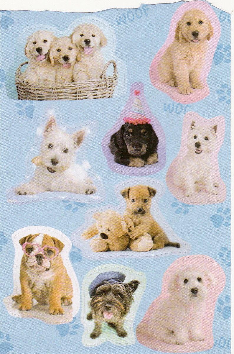 270 Süße Hundesticker – Mit Glitzer, Für Kinder & Zum Dekorieren