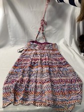 Adrianna Papell Strapless Novelty Neckline Dress A-Line Size 12 Multi Color NWT