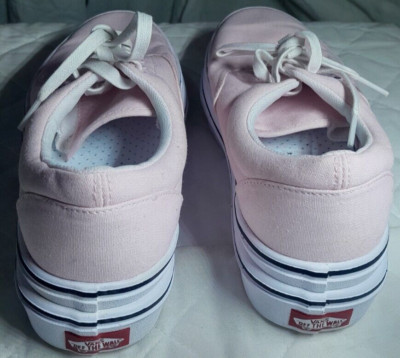 Vans super bequeme Cush Era Herren UK Größe 6 W: 6,5 rosa niedrige Plateauschuhe Turnschuhe