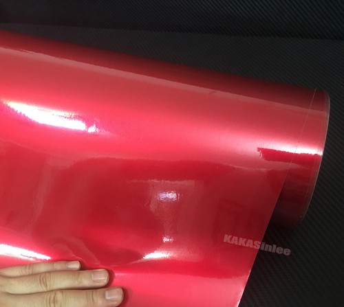 Red Glitter Satin Mirror Chrome Pearl Metal Car Trim Truck Vinyl Wrap Sticker US - Picture 31 of 56