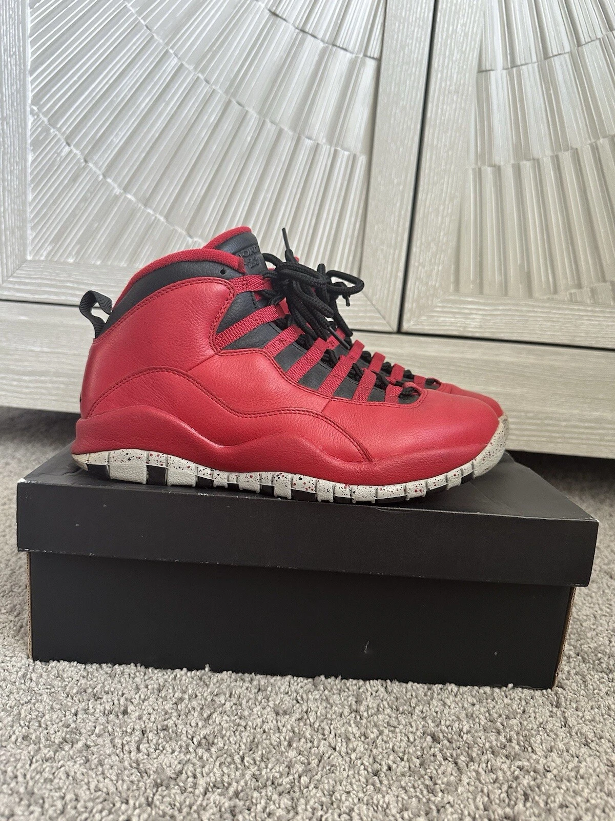 Air Jordan 10 Retro 30th "Bulls Over Broadway" 2015 Uomo Taglia 8 705178 601
