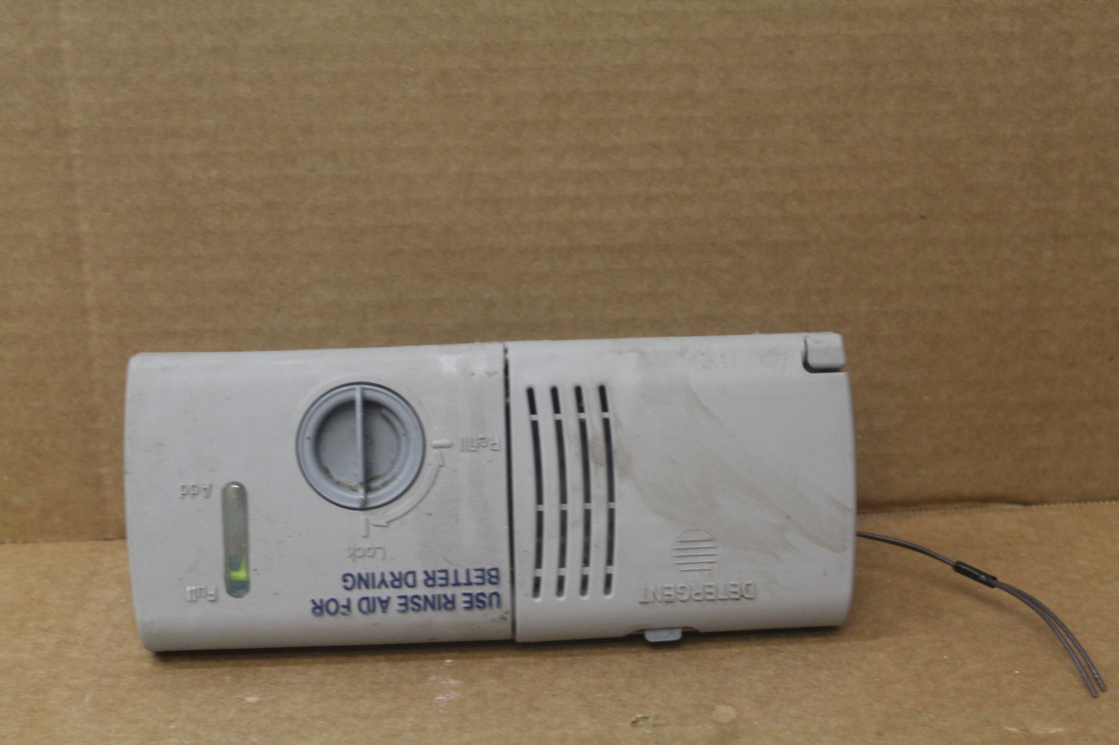 Maytag Dishwasher Detergent Dispenser W/Some Wear Part W10199696 Rev