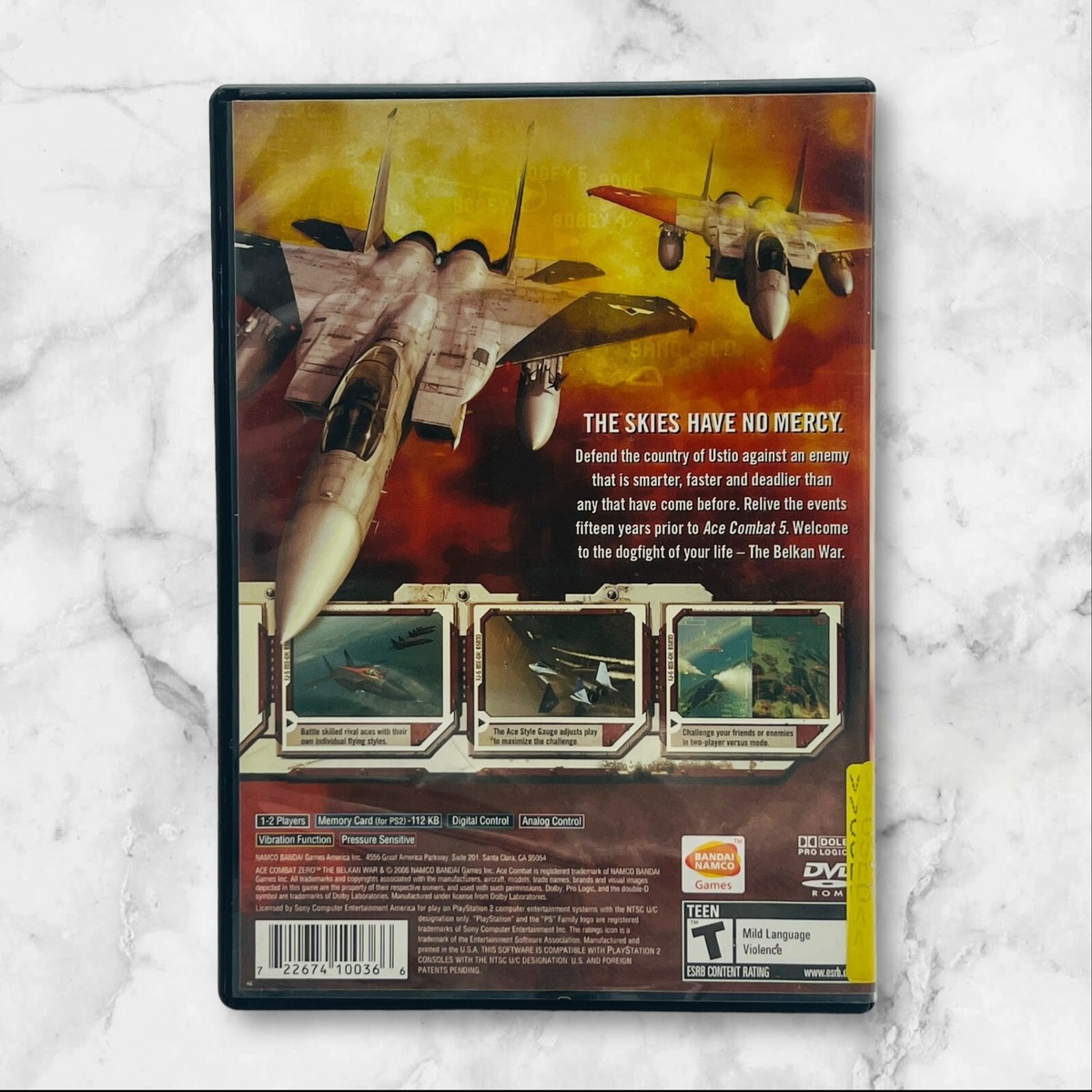 Ace Combat Zero: The Belkan War Playstation 2 Black Label No