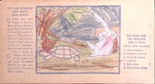 1930s SHREDDED WHEAT PICTURE STORIES FOR BOYS AND GIRLS HARE TORTOISE RACE Z26