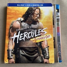 Hercules Blu-ray  DVD Set 2014 Unrated  Slipcover  Art Book Dwayne Johnson
