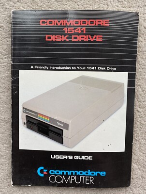 Vintage Commodore Computer 1541 Disk Drive User s Guide Manual 1982