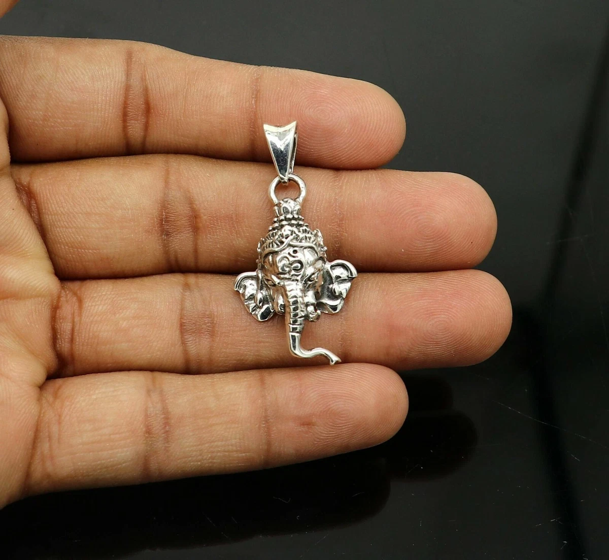 Ganpati pendant silver sale