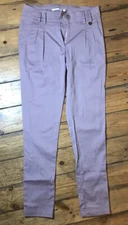 Purple Tapered Women’s Trousers, Mayo Chix Skinny Legged Trousers Size Small