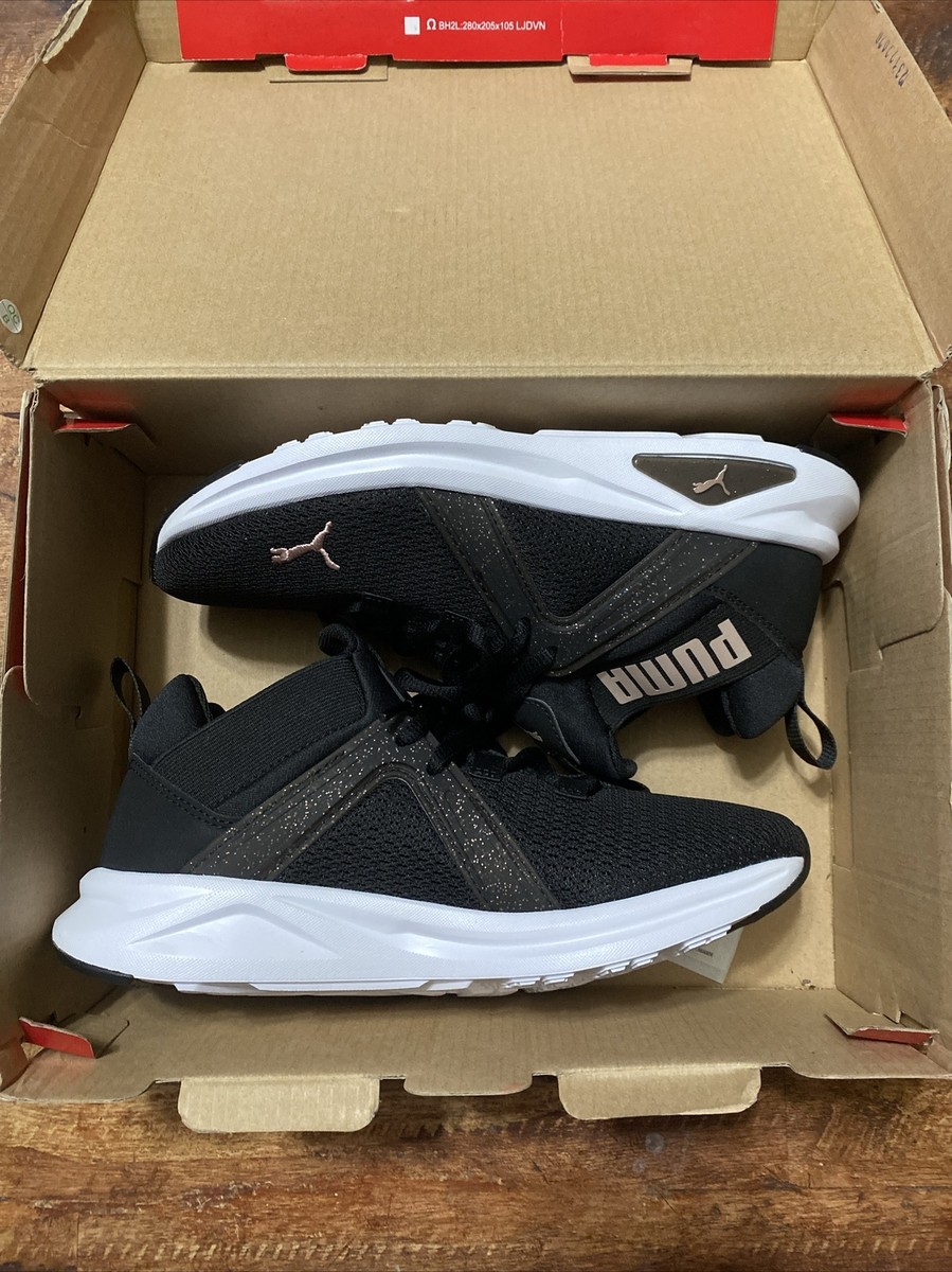 Puma Enzo 2 Speckle Women Sz 6 Running Athletic Shoes 19437403 Black Rose  Gold | eBay