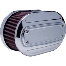 KODLIN USA 1010-3207 K29247 Oval Air Cleaner Kit - Chrome - Touring