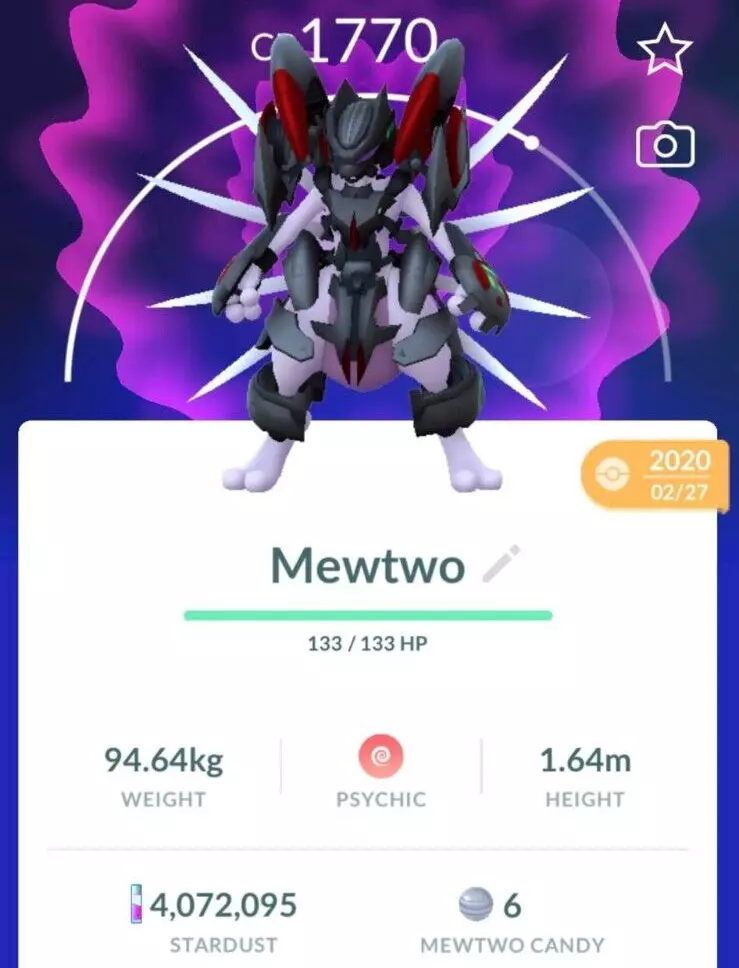 Mewtwo con armadura 100 % real no - Pokémon GO Ecuador