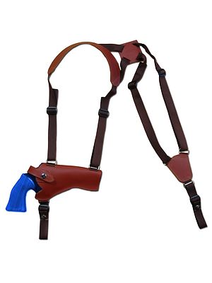NEW Barsony Burgundy Leather Horizontal Gun Shoulder Holster Colt 4'' Revolvers