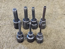 7 Proto Professional Impact Hex Socket Set Drive 3/8 5/16 1/4 7/32 3/16 1/8 7290