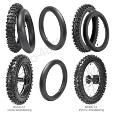 15mm/12mm 60/100-14‘’ 80/100-12‘’ Tire Rim Pit Bike 110 125cc Apollo SSR SDG CRF
