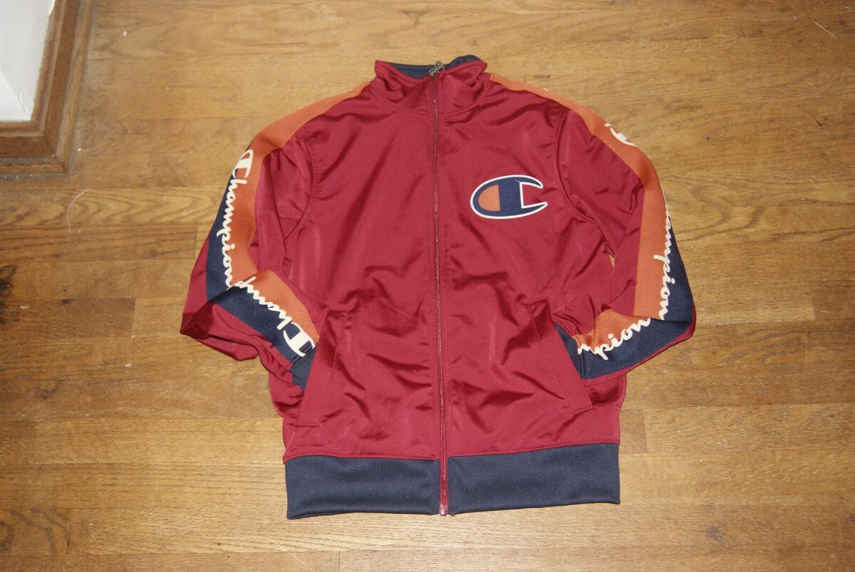 Mens Champion Track Jacket Red Cherry Pie (V3377 550259 7 T Mens Champion Track Jacket Red Cherry Pie (V3377 550259 7 T