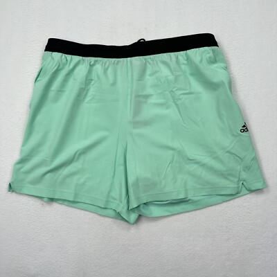 Adidas Men's Axis Woven 6 Shorts Size 2XL Easy Green H3343 Training Athletic