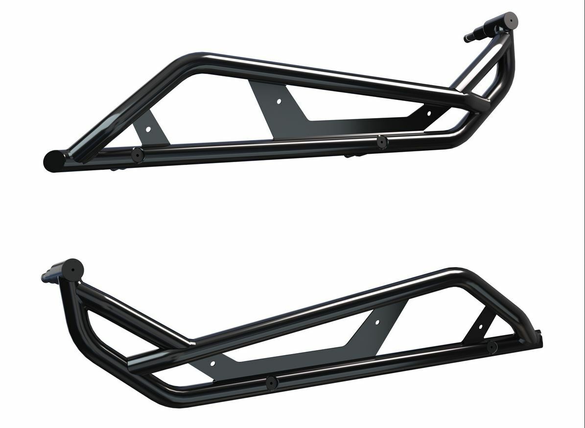 Polaris RZR PRO XP Extreme Kick-Out Rock Sliders Matte Black Polaris RZR PRO XP Extreme Kick-Out Rock Sliders Matte Black
