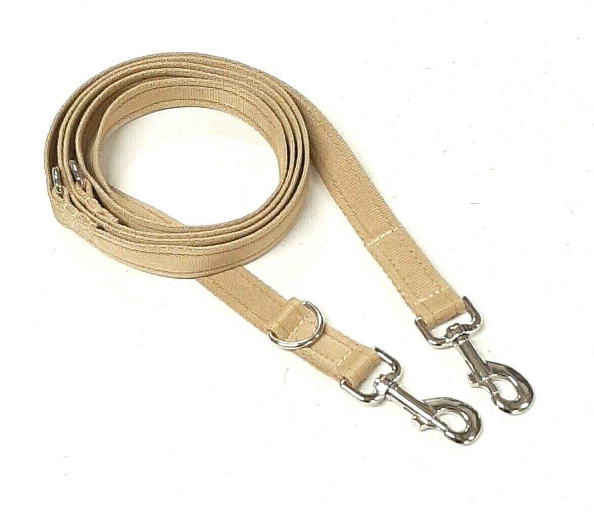 Police Style Dog Training Lead Double Ended Leash MultiFunctional 20mm
