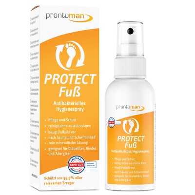 Prontoman ''PROTECT Fuß'' - optimal Pflege für pilzempfindliche Füße (75ml)
