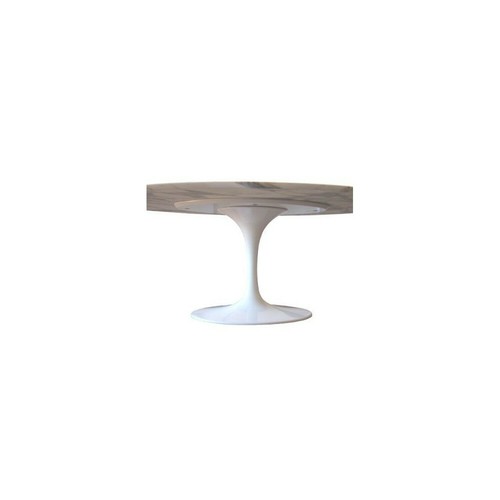Tisch-Tavolo tulip Eero Saarinen rotondo Diam CM 120 Marmo Carrara-table - Imagen 3 de 9